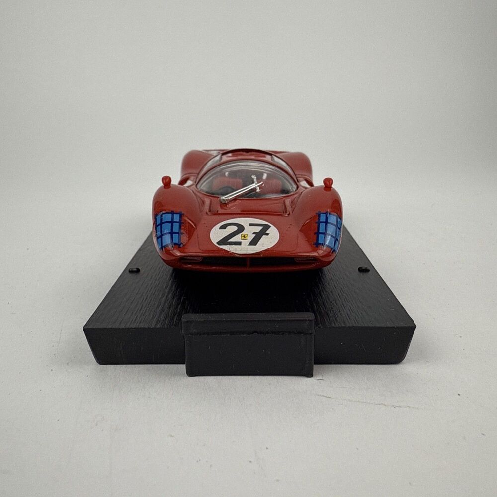 Brumm Models 1:43 Scale R158 - 1966 Ferrari 330 P3 HP120 Red #27